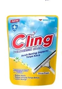 Cling Pembersih Kaca Kuning Pouch 425 ml – 1