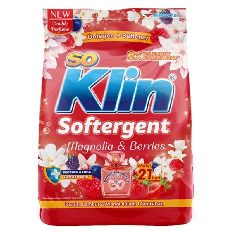 Soklin Deterjen Bubuk Soft Magnolia Berries Red 1,44 kg – 1