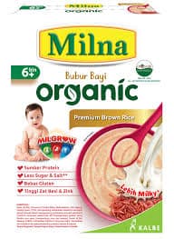 Milna Bubur Bayi Organic Beras Merah 120 gr – 1