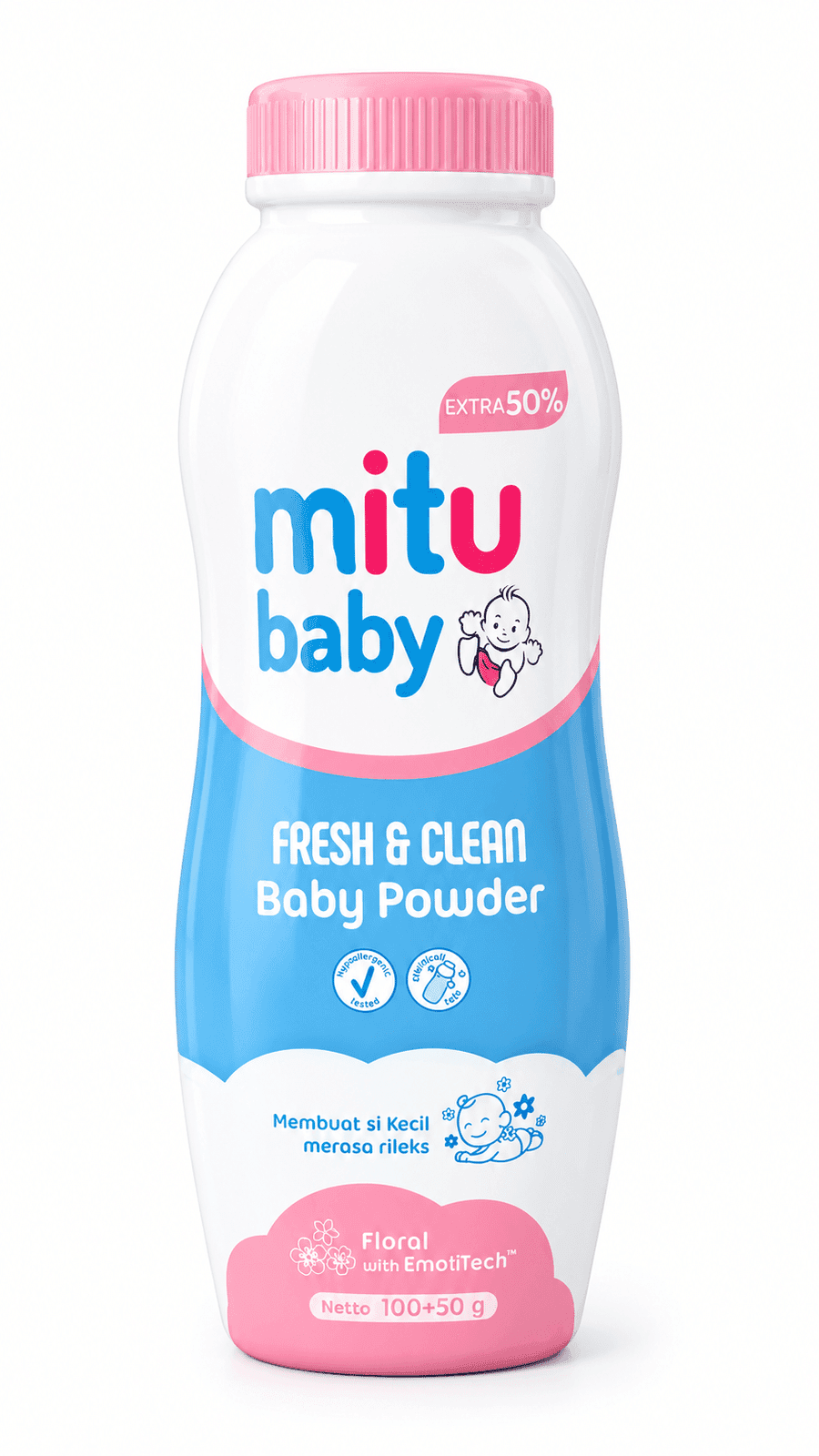 Mitu Baby Powder Floral 100+50 gr – 1