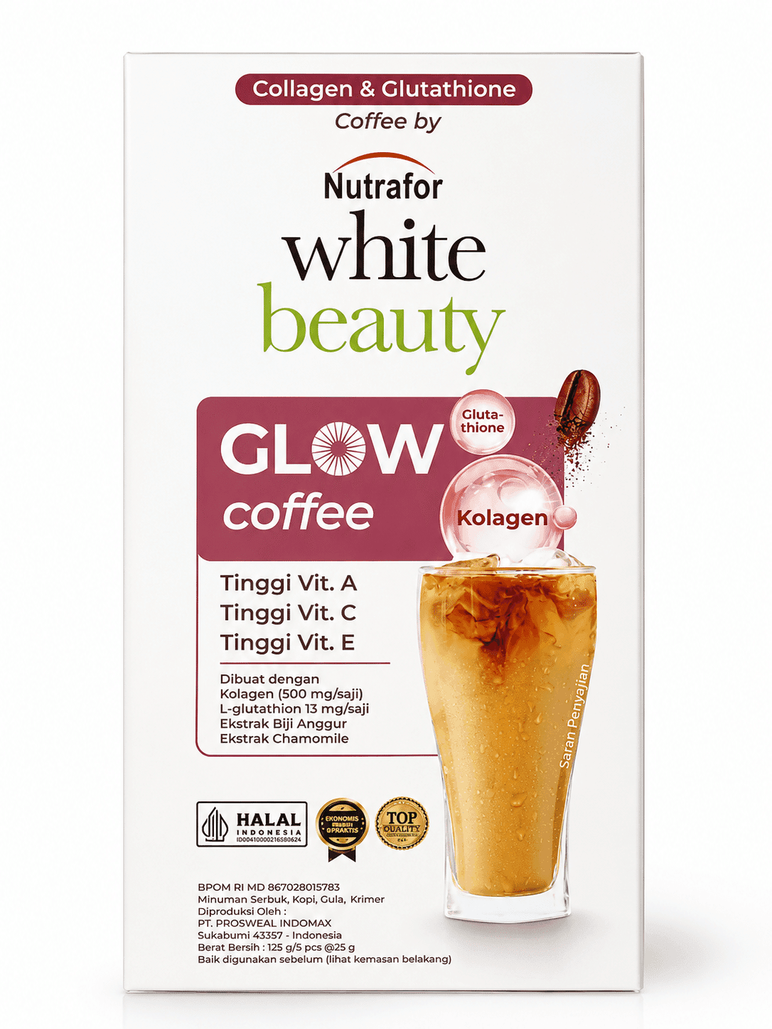 Nutrafor White Beauty Glow Coffee 5 pcs x 25 gr – 1