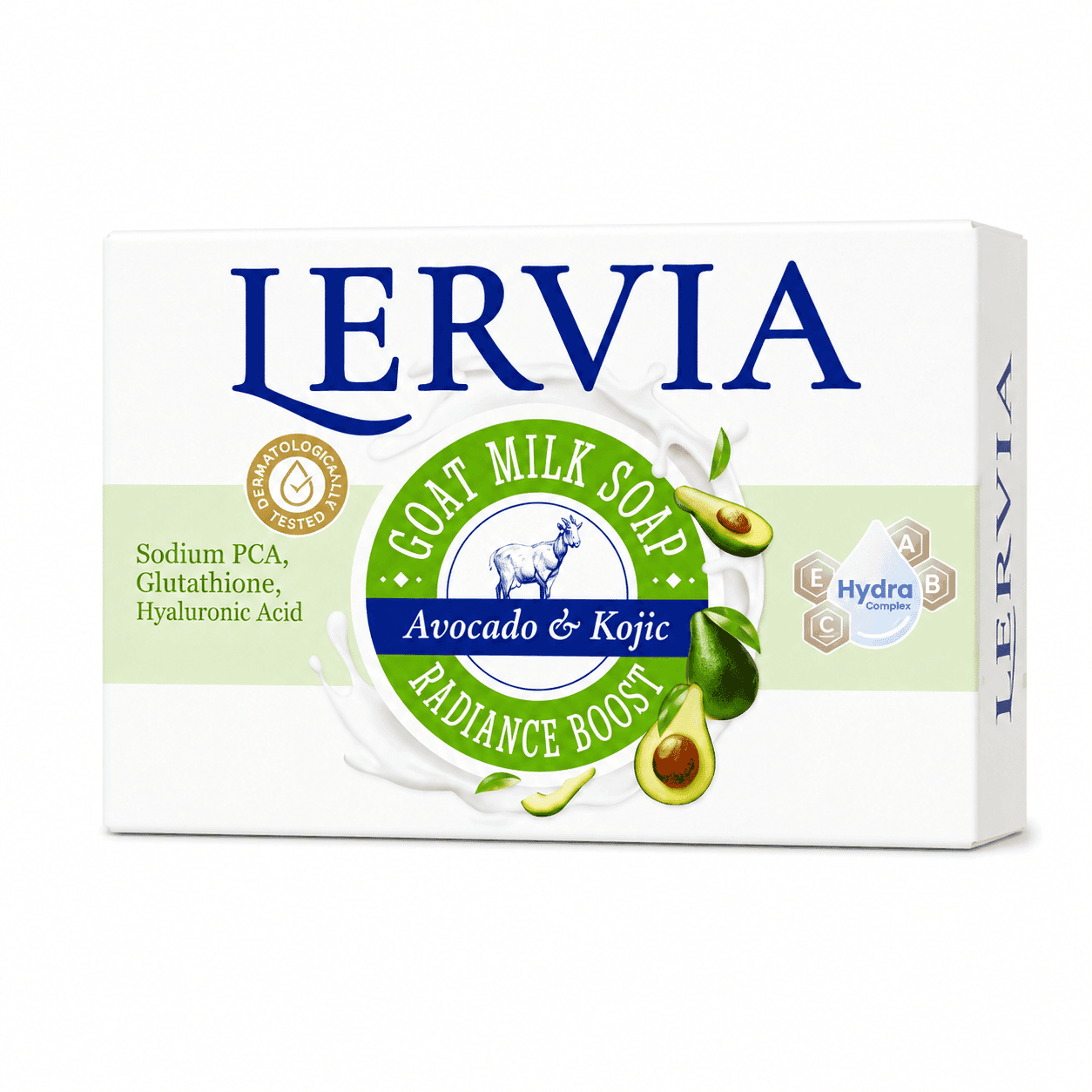 Lervia Goat Milk Soap Avocado & Kojic 80 gr – 1