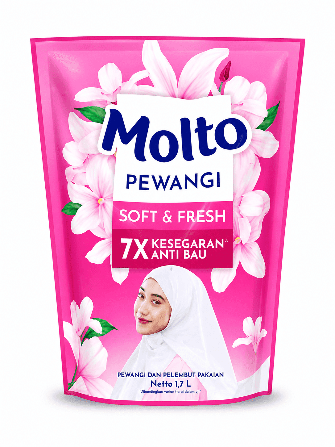 Molto Pewangi Pink Pouch 1700 ml – 1