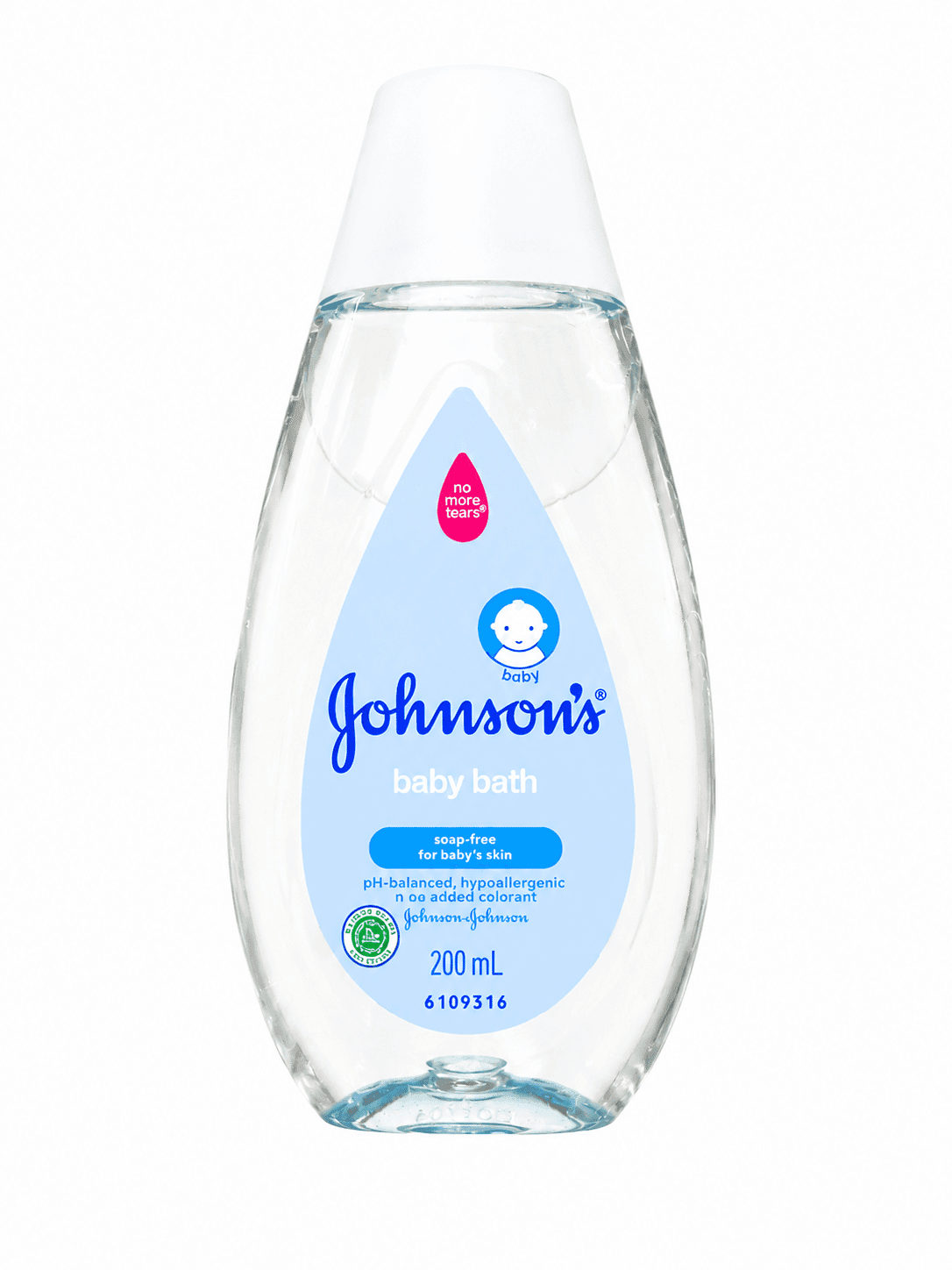 Johnson's Baby Bath Biru Botol 200 ml – 1