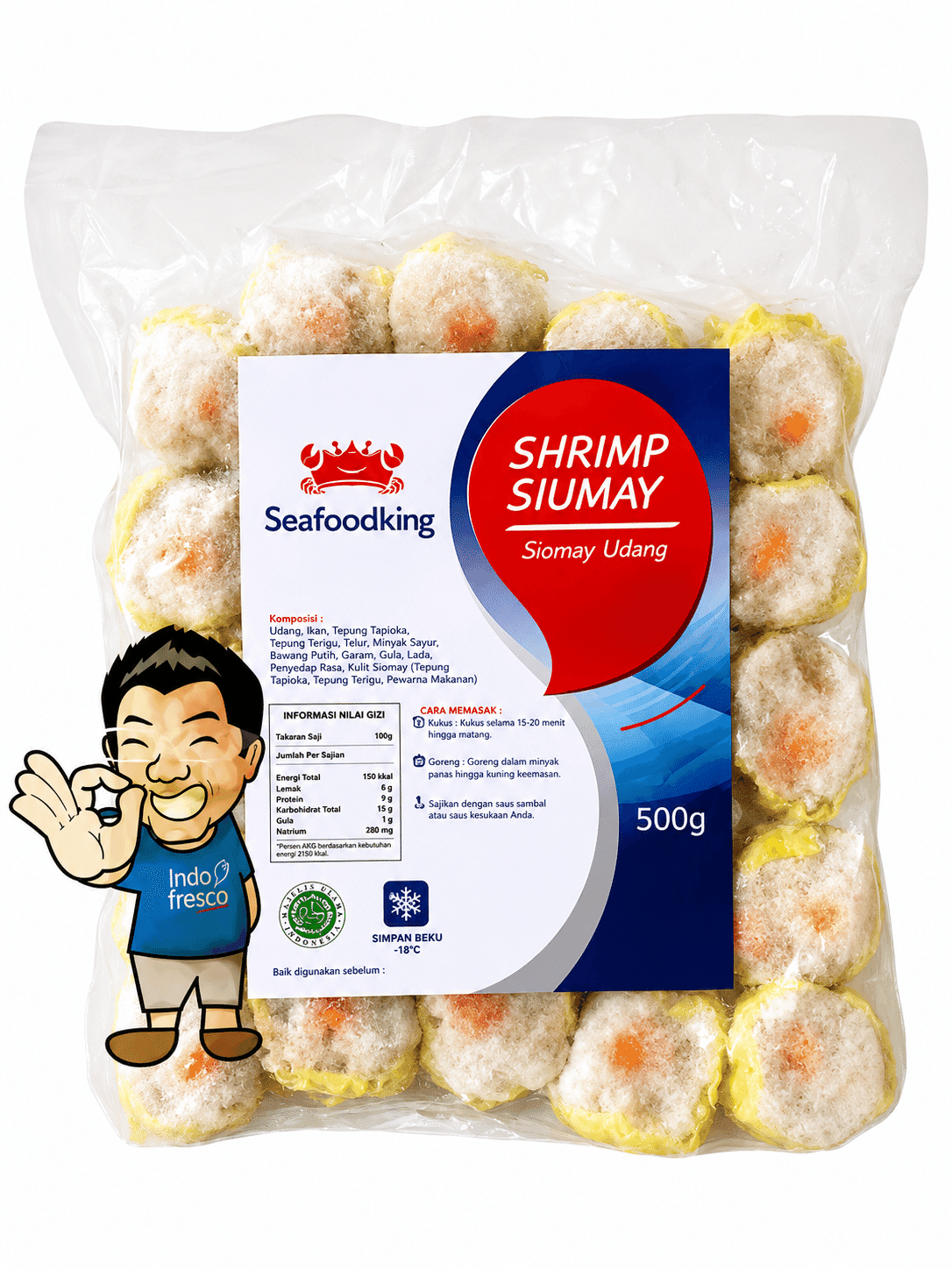 Seafoodking Dimsum Shrimp Siumey 500 gr – 1