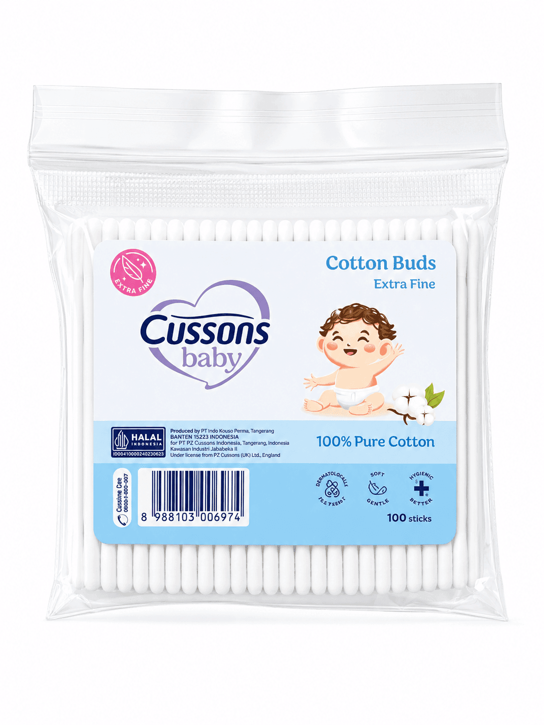 Cussons Cotton Bud Extra Fine 100 pcs – 1