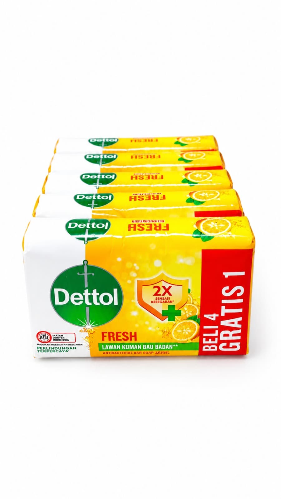 Dettol Sabun Batang Fresh 5 X 100 gr – 1