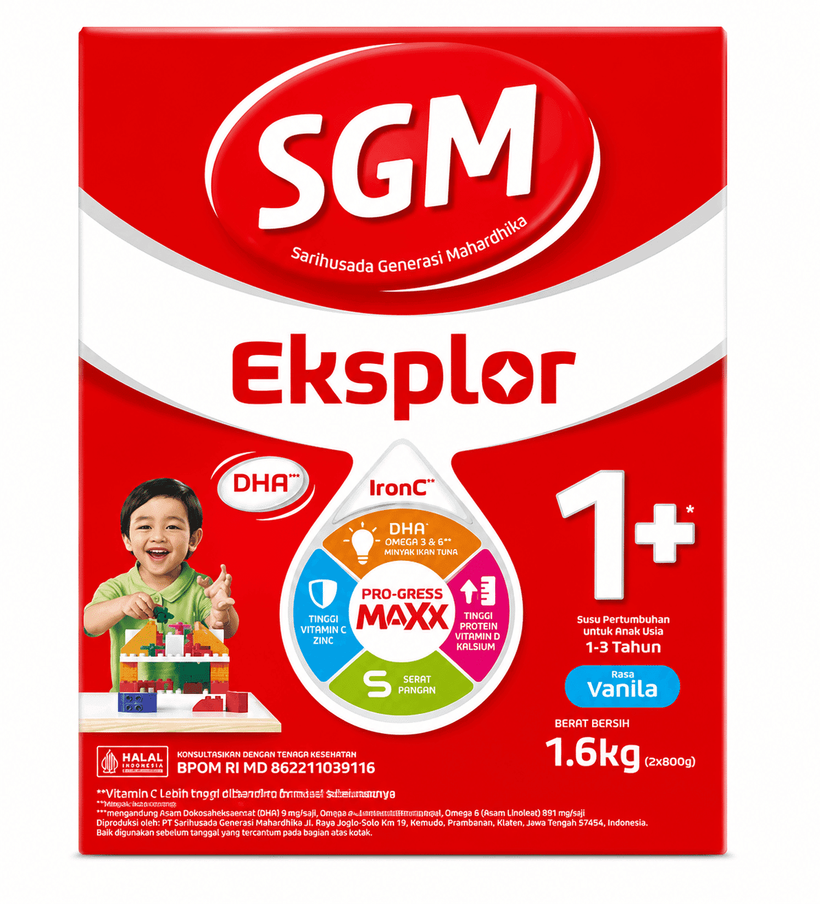 Sgm Eksplor Tahap 1 Vanila 1,6 kg – 1