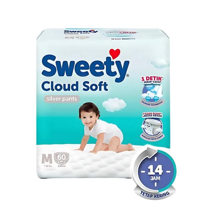 Sweety Popok Celana M Isi 60 pcs – 1