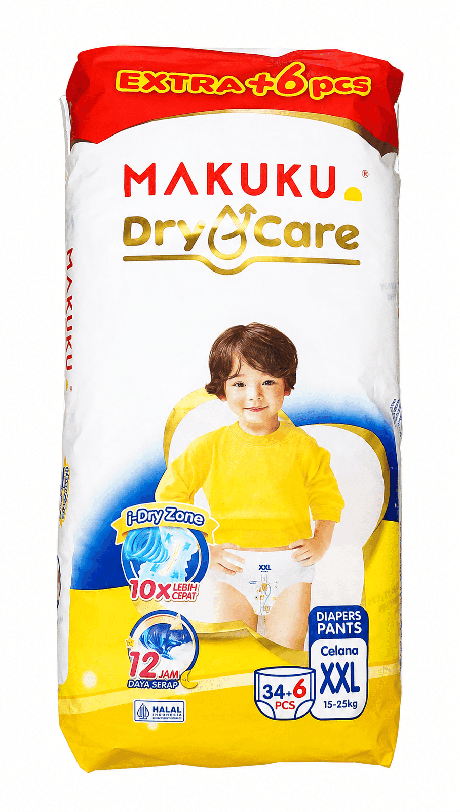 Makuku Air Diapers Dry Care Celana XXL 34 + 6 pcs – 1