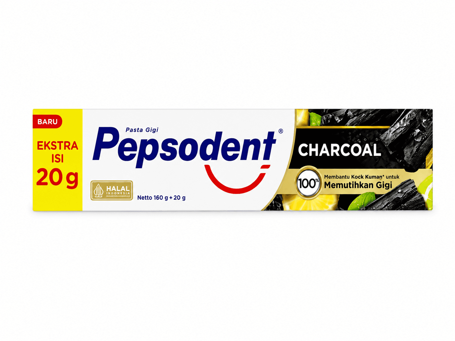 Pepsodent Action Charcoal 160 gr + 20 gr – 1