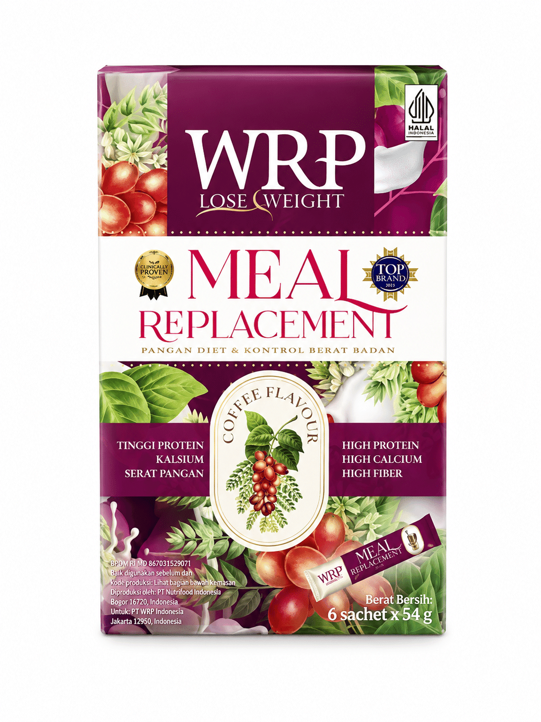 Wrp Meal Replacement Kopi 6 pcs x 54 gr – 1