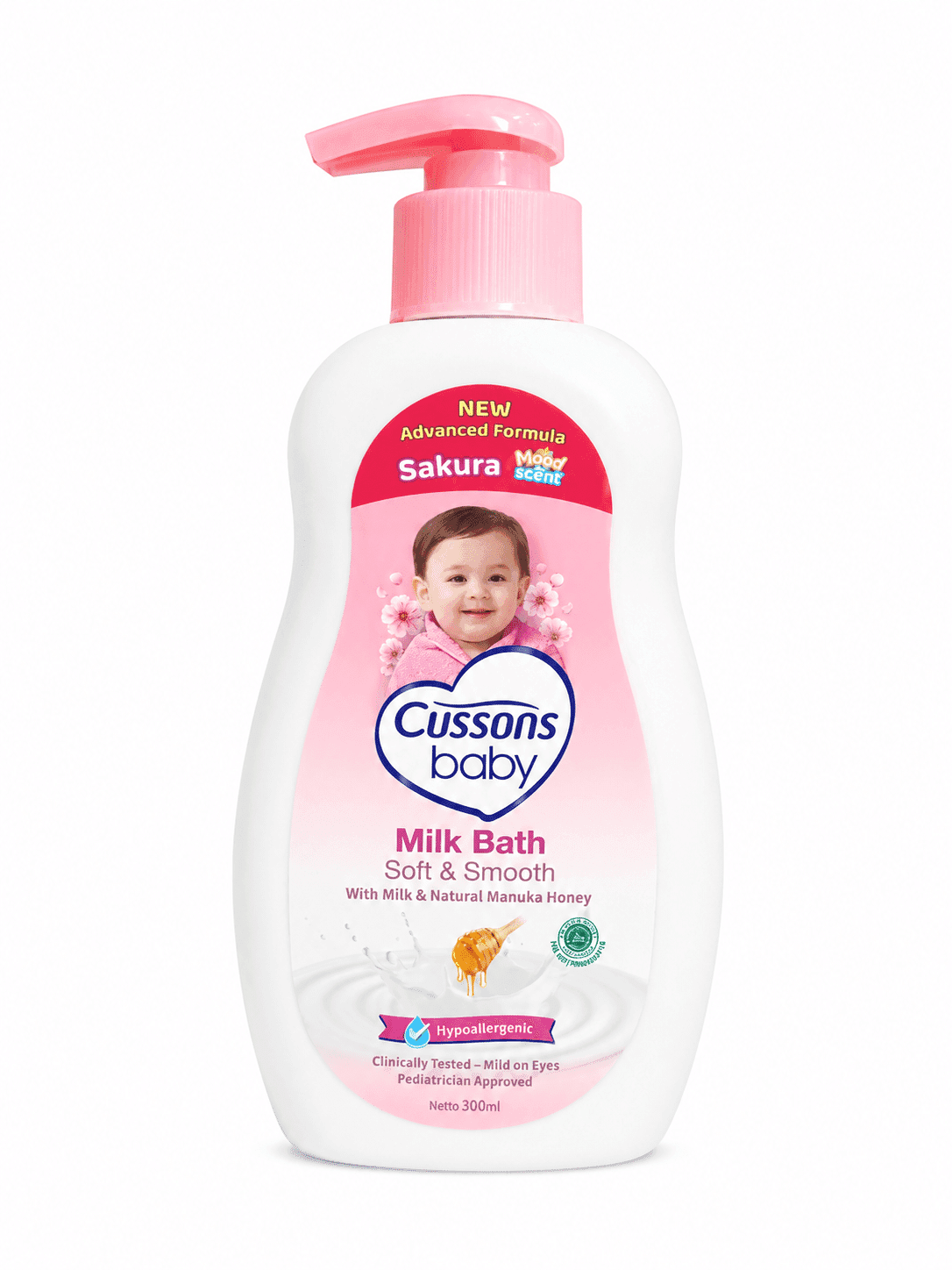 Cusson Baby Hair & Body Wash Soft Smooth Pump 300 ml – 1