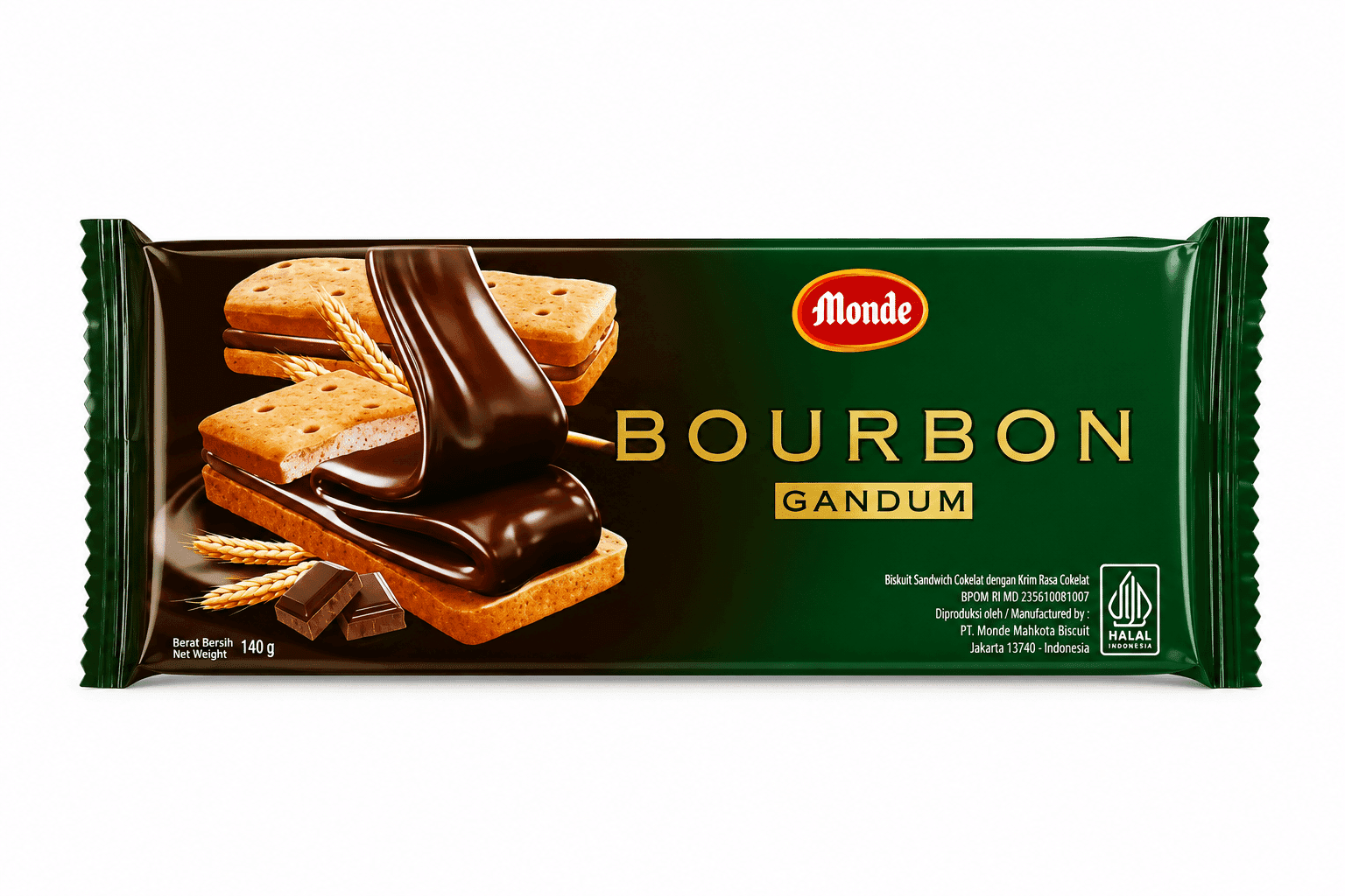 Monde Bourbon Gandum Coklat 140 gr – 1