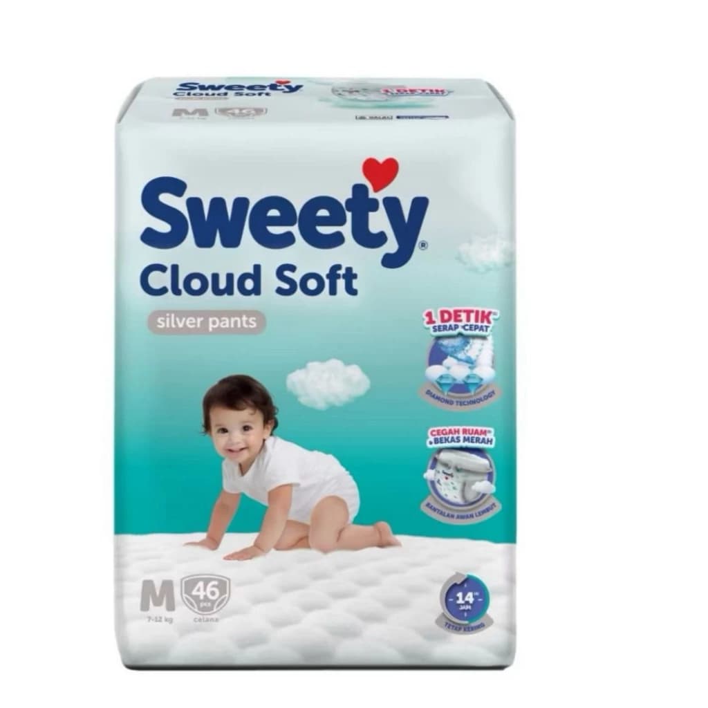 Sweety Fit Pants Cloud Soft M Isi 46 pcs – 1