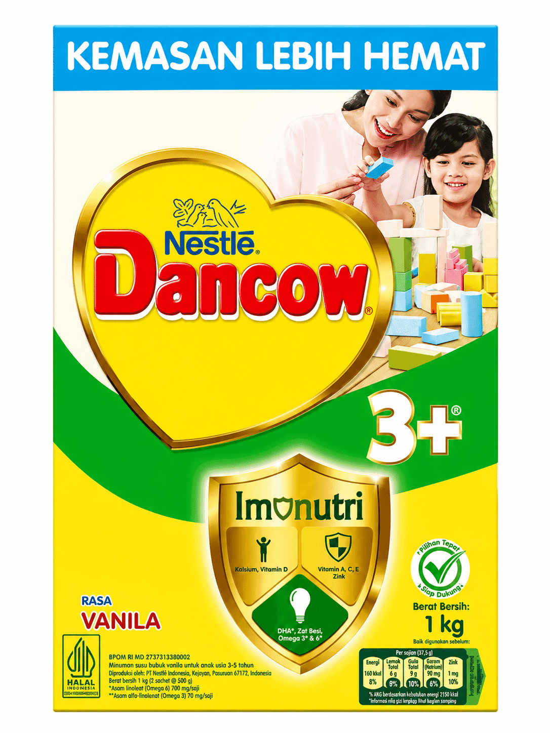 Dancow Balita 3+ vanila 1 kg – 1