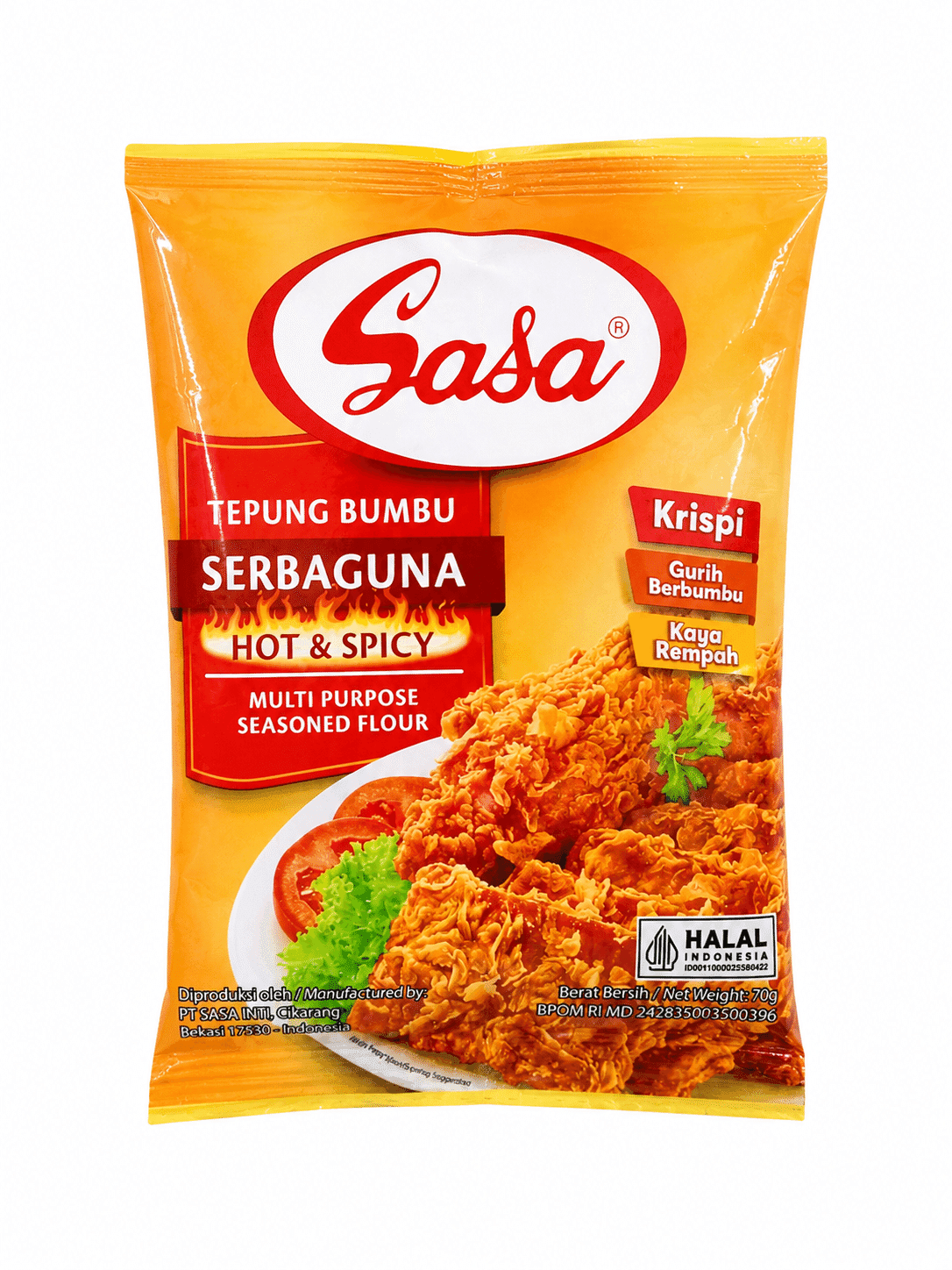 Sasa Tepung Bumbu Serbaguna Hot & Spicy 70 gr – 1