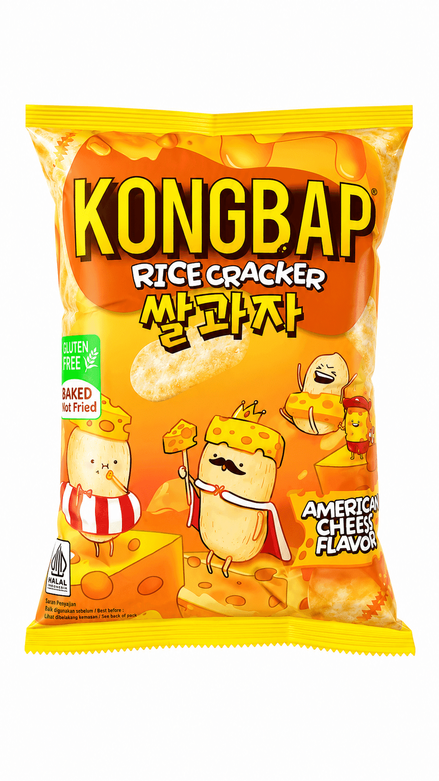 Konbap Rice Cracker Keju Amerika 50 gr – 1