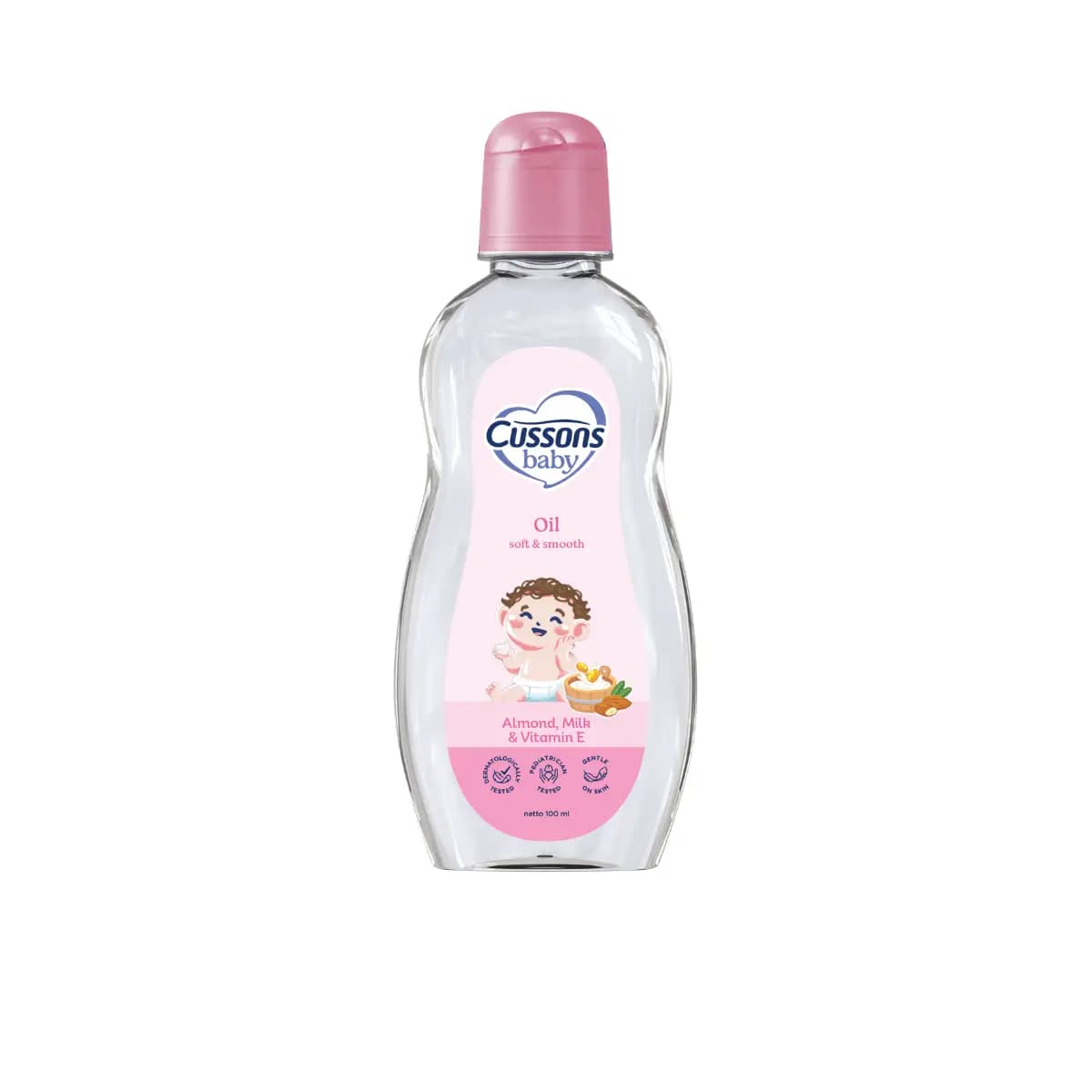 Cussons Baby Minyak Bayi Soft & Smooth Almond Milk 50 + 50 ml – 1