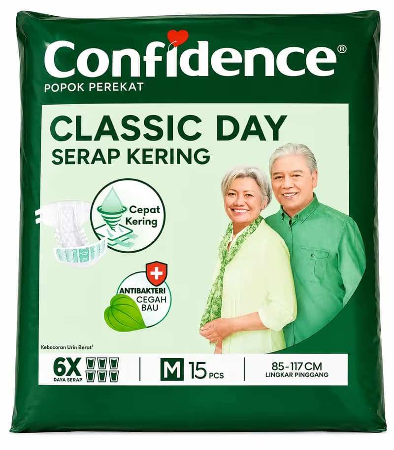 Confidence Popok Celana Classic Day M 15 pcs – 1