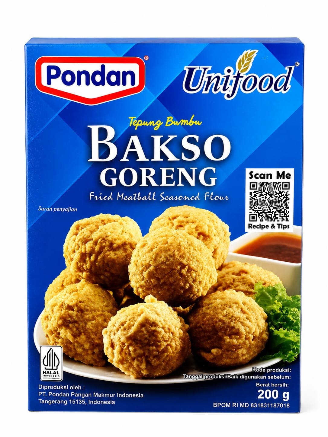 Pondan Unifood Tepung Bumbu Bakso Goreng 200 gr – 1
