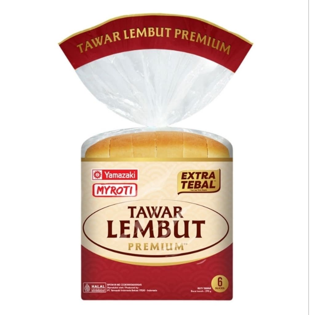 MyRoti Roti Tawar Lembut Premium 270 gr – 1