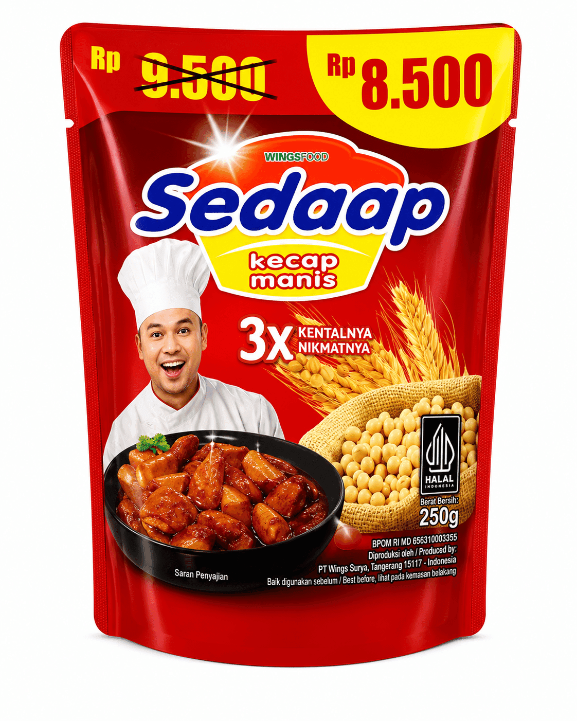 Sedaap Kecap Manis Refill 250 gr – 1