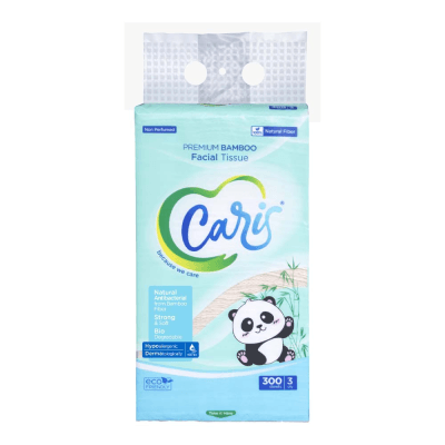 Caris Premium Bamboo Facial Tissue 300 sheets 3 ply – 1