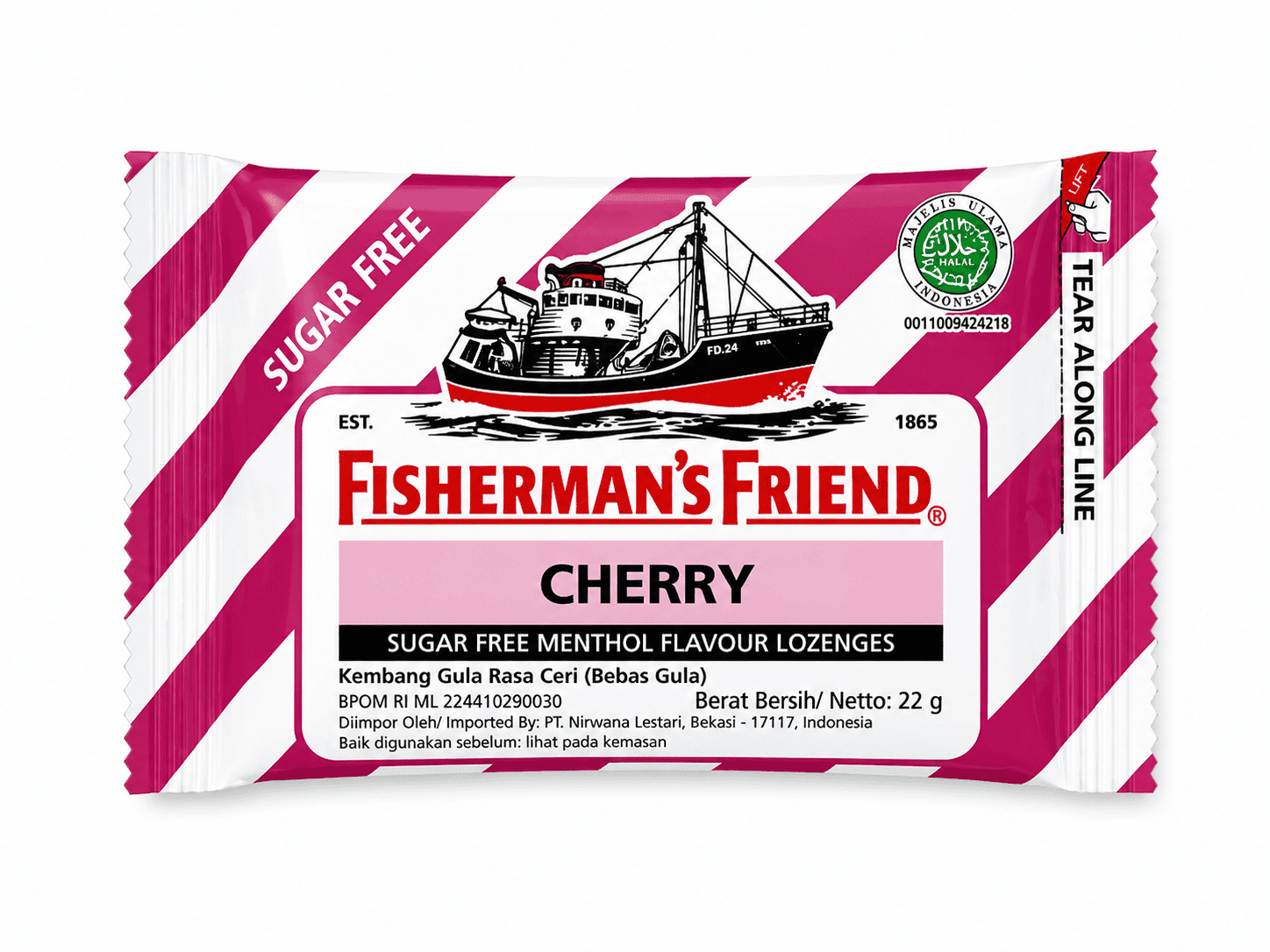 Fisherman's Friend Sugar Free Cherry Menthol 22gr – 1
