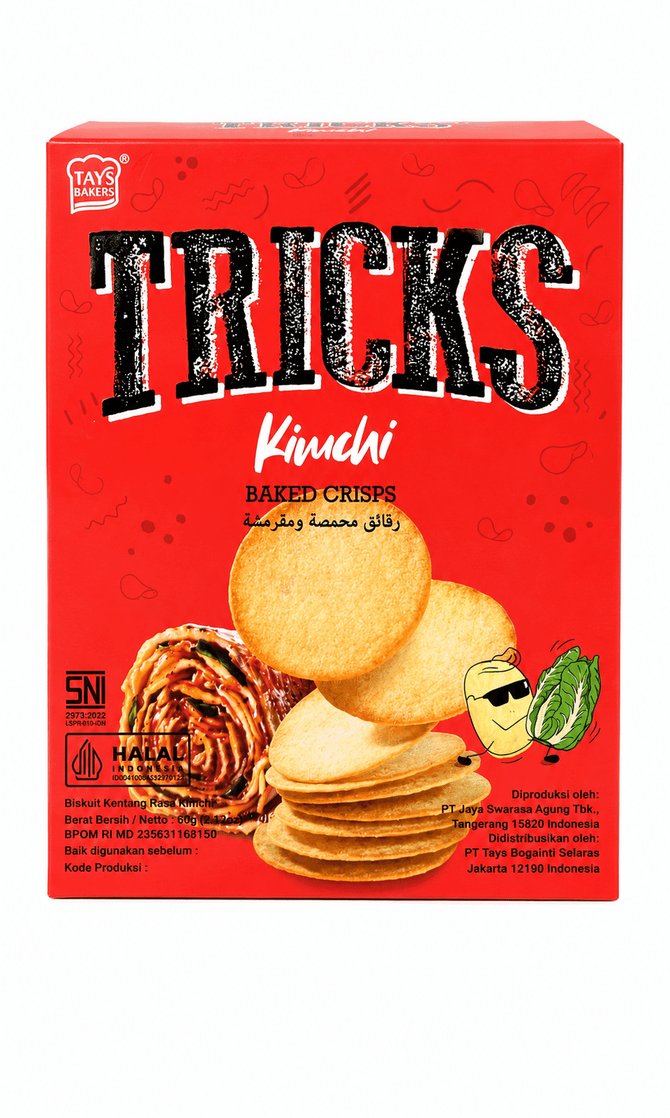 Tricks Baked Crisps Kimchi 4 pcs x 15 gr – 1