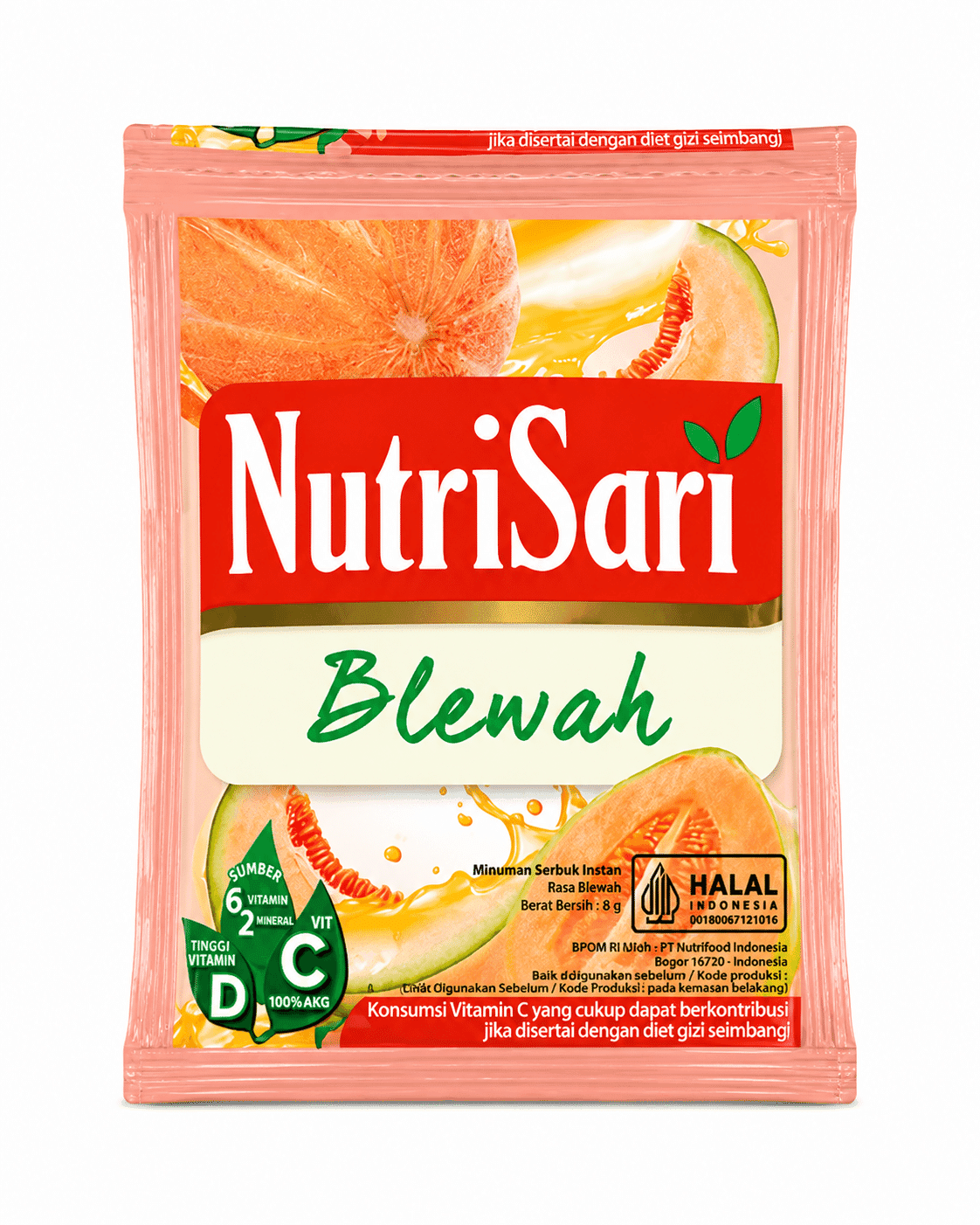 Nutrisari Serbuk Blewah 11 gr x 5 Sachet – 1