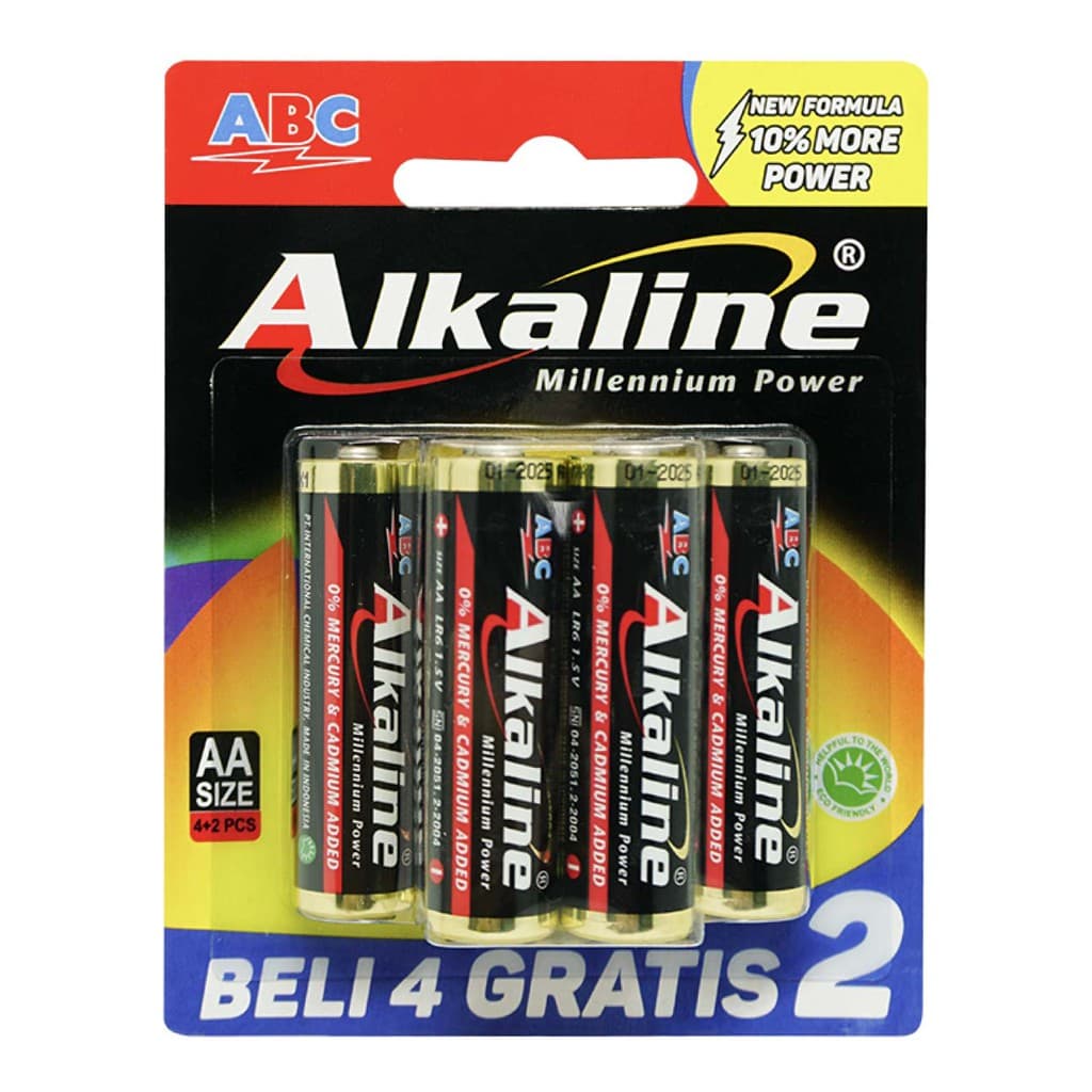 Abc Super Power R03 Isi 4 Baterai + 2 Baterai – 1