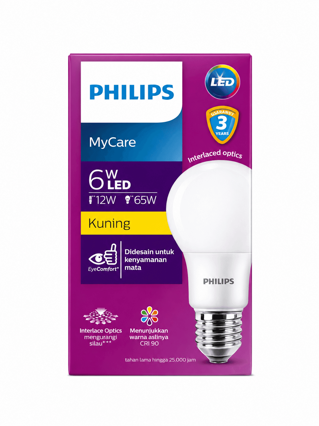 Philips Led 6 watt Kuning – 1