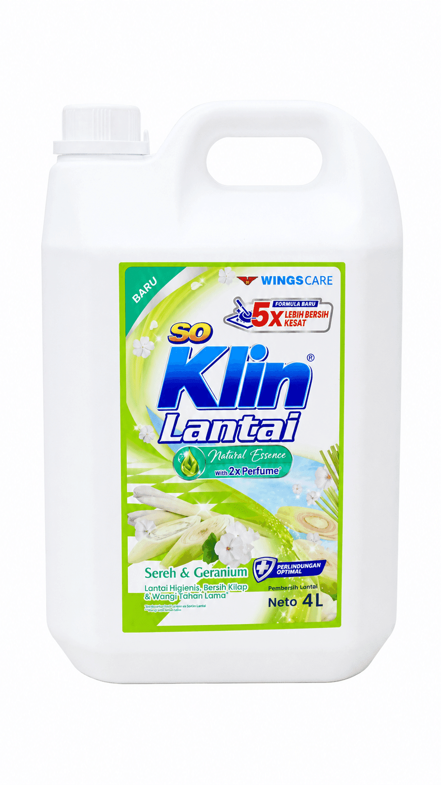 Soklin Lantai Sereh & Granium Jeriken 4 L – 1