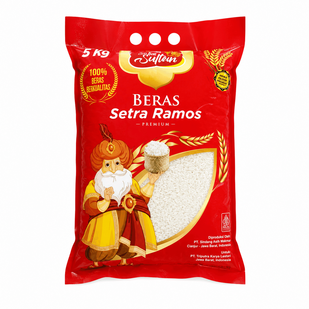 Bakul Sultan Beras Setra Ramos 5 kg – 1