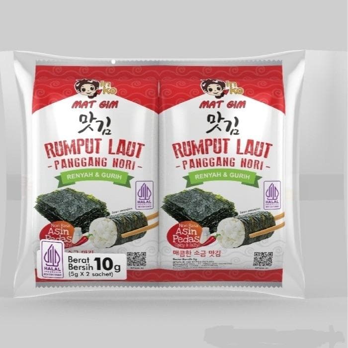 Inko Mat Gim Rasa Asin Pedas 5 gr x 2 pcs – 1
