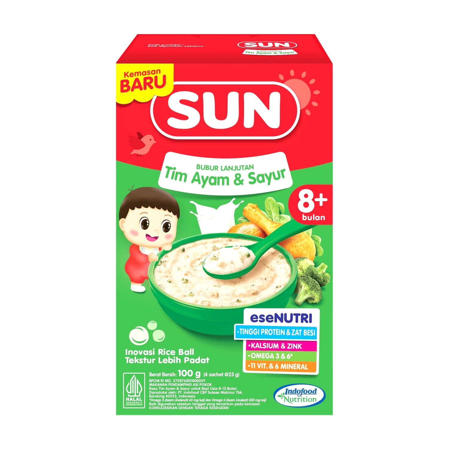 Sun Bubur Tim Ayam Dan Sayur 100 gr – 1
