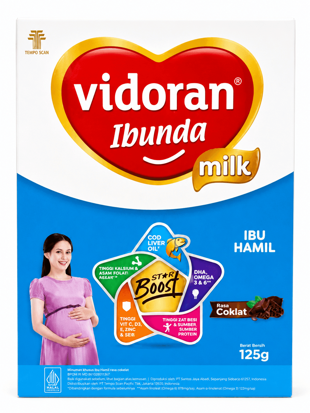 Vidoran Ibunda Milk Rasa Cokelat 125 gr – 1