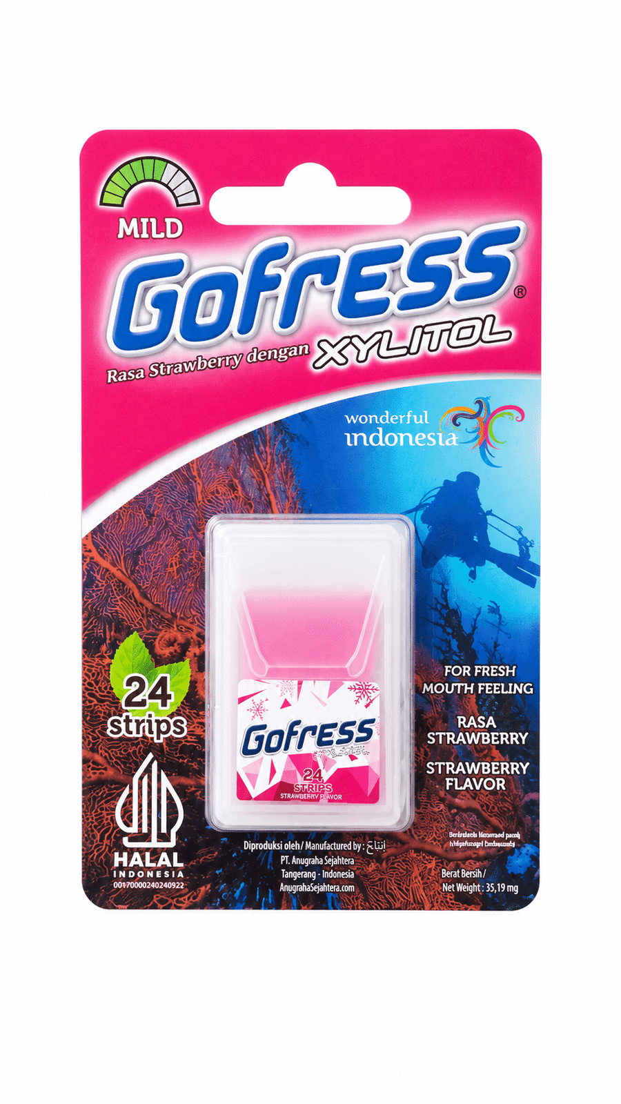 Go Fress Stroberi 24 Strips – 1
