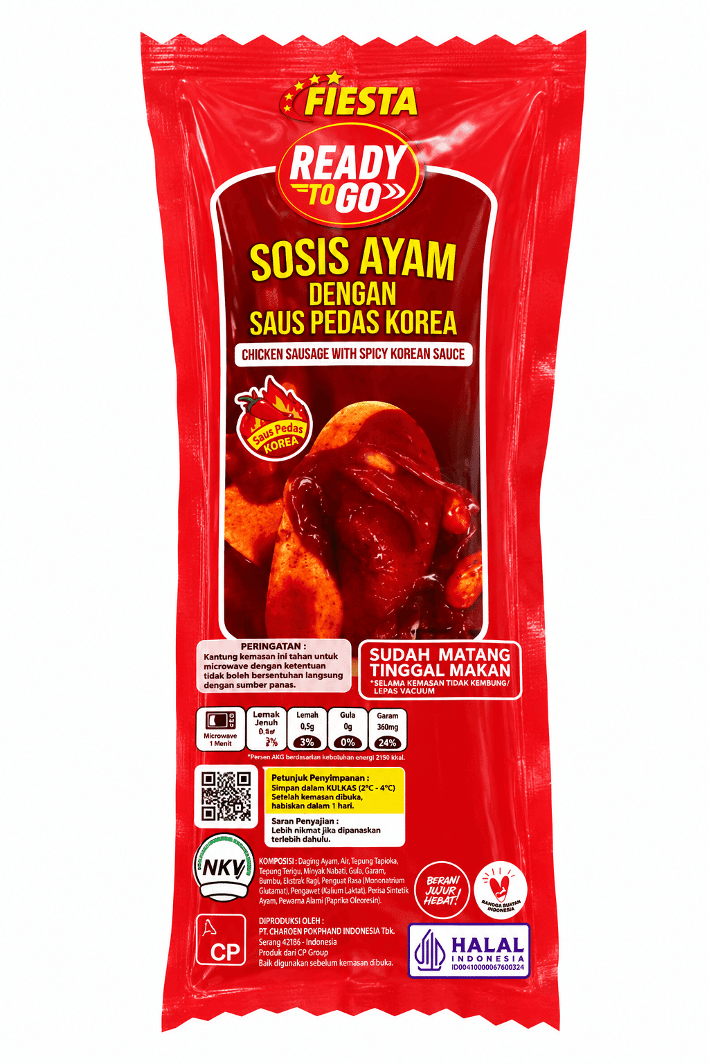 Fiesta Sosis Siap Makan Saus Pedas Korea 80 gr – 1