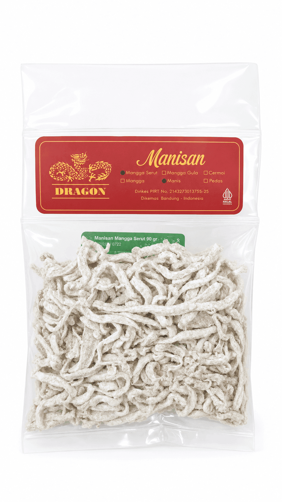 Dragon Manisan Mangga Serut 90 gr – 1