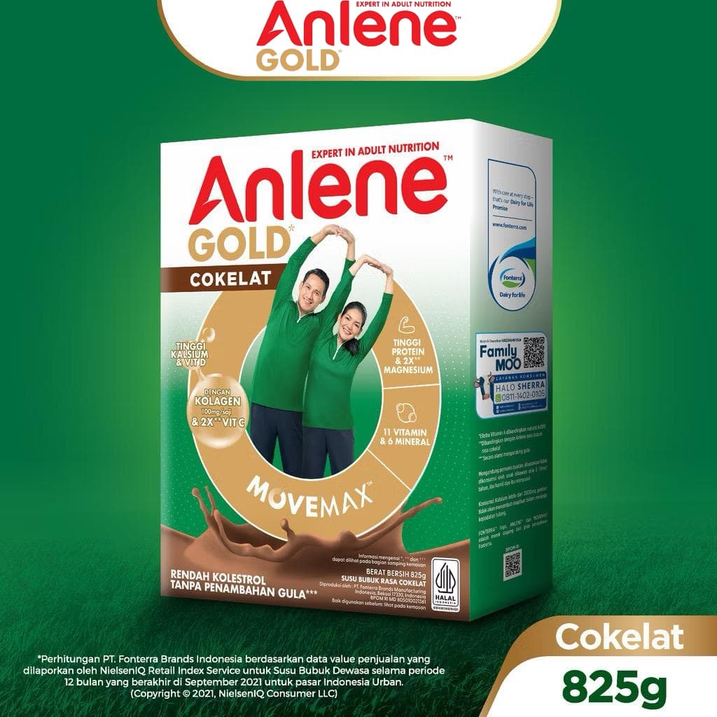 Anlene Gold Cokelat 825 gr – 1