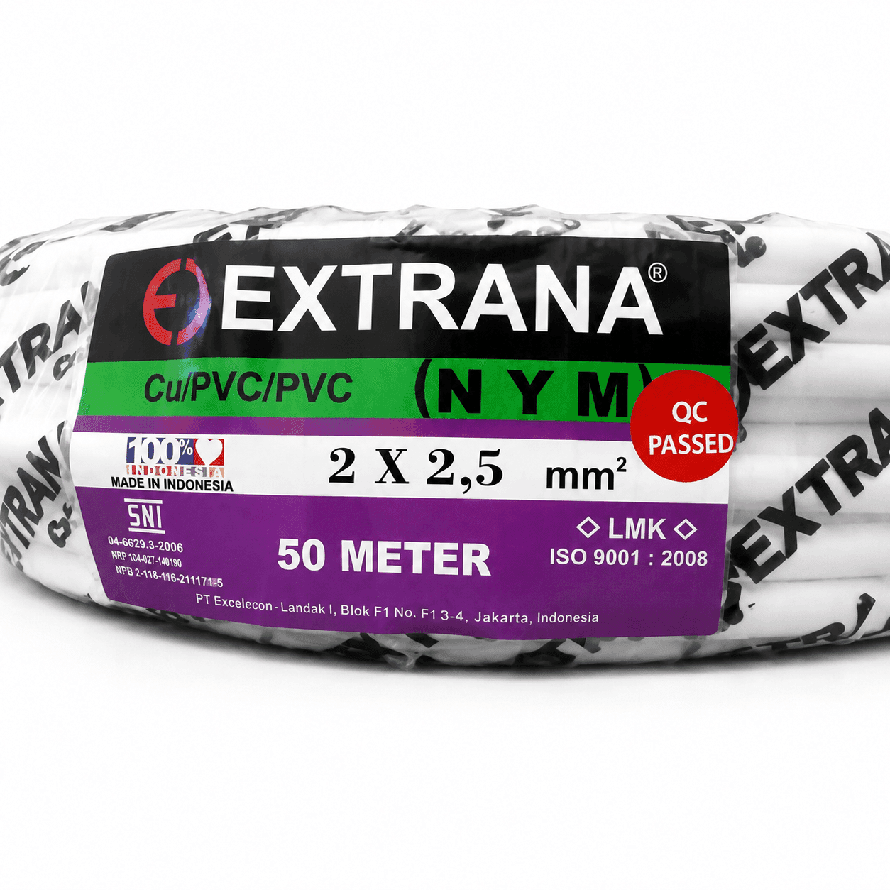 Extrana Kabel Nym HY 2x2,5 mm² Per 1 Meter – 2