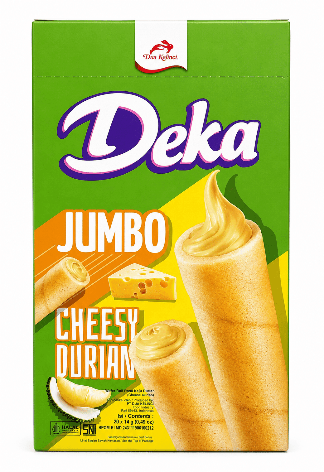Deka Waferoll Cheesy Durian 20 x 14 gr – 1