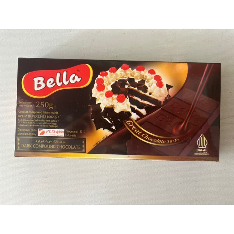 Bella Compound Cokelat Hitam Box 250 gr – 1