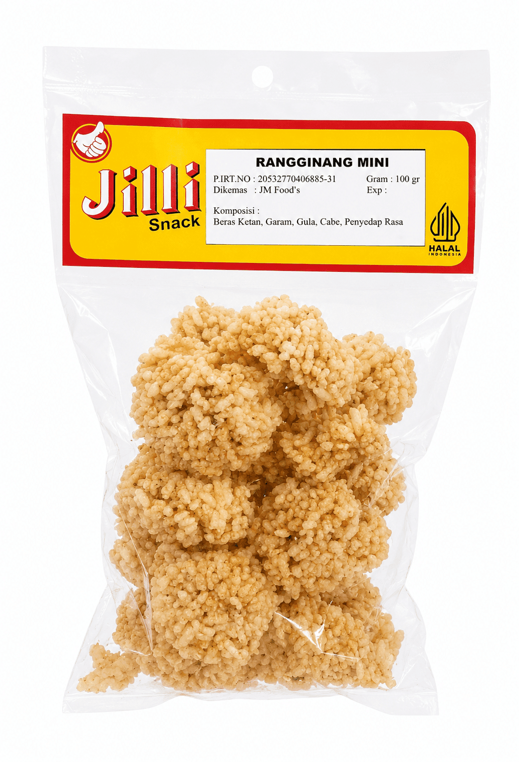 Jilli Rangginang Mini 100 gr – 1