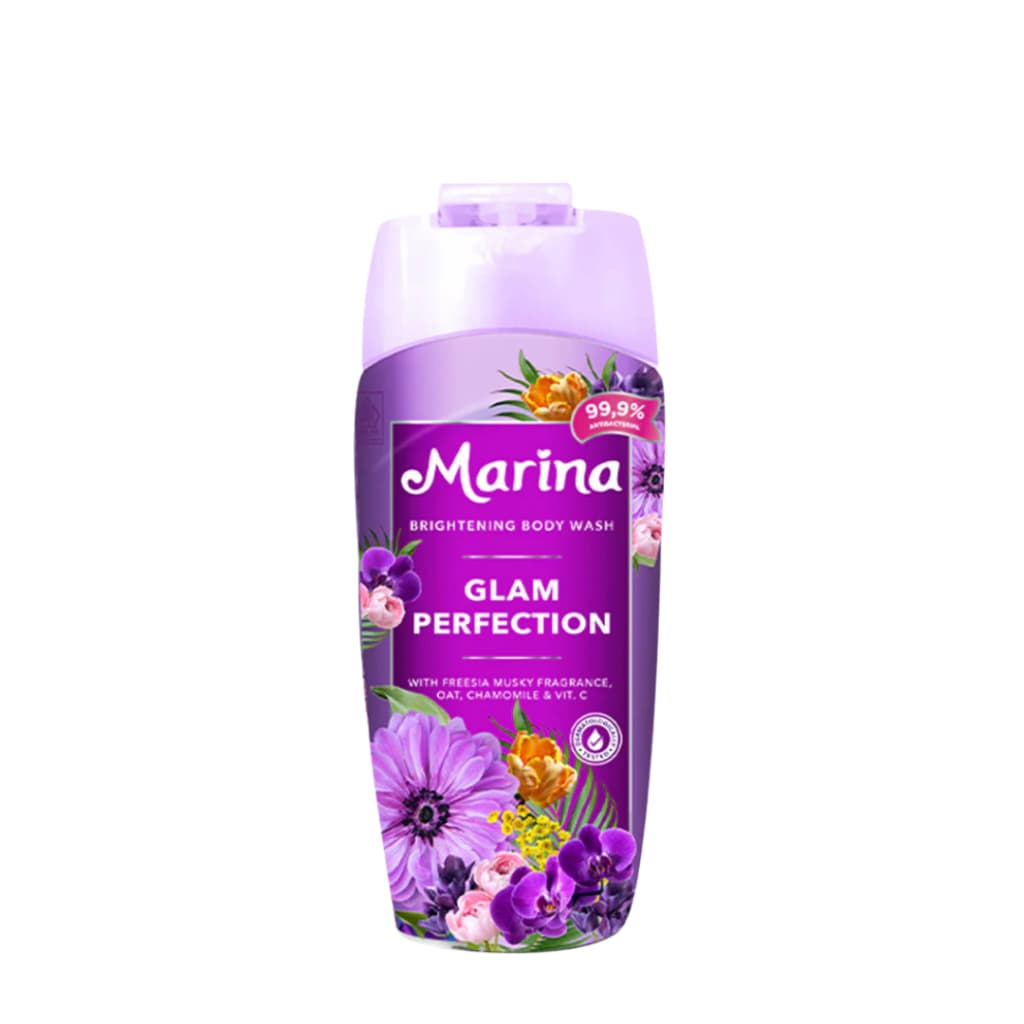 Marina Sabun Mandi Cair Kilau Glamor Sempurna Botol 95 ml – 1