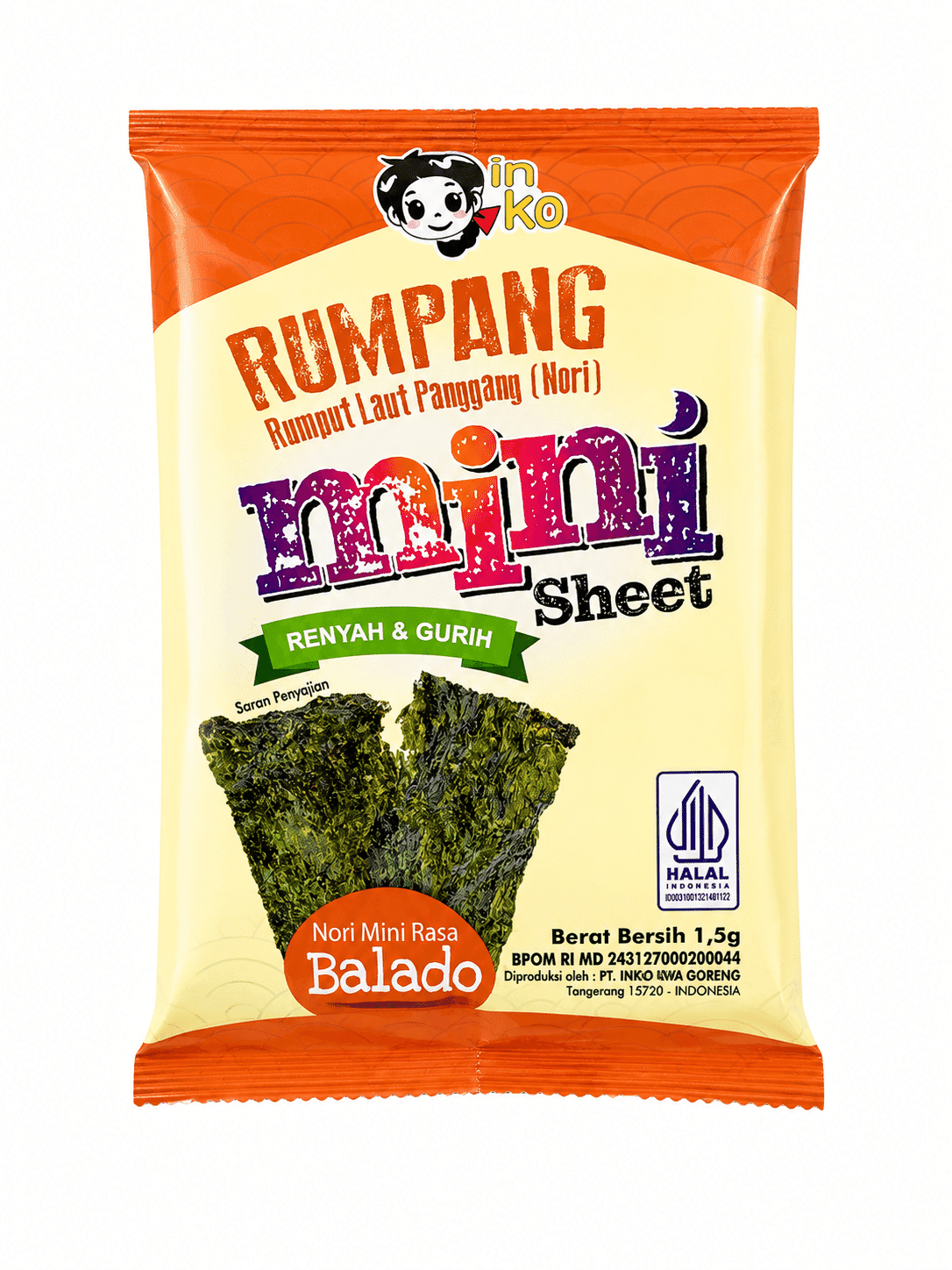 Inko Rumpang Mini Rasa Balado 1,5 gr – 1