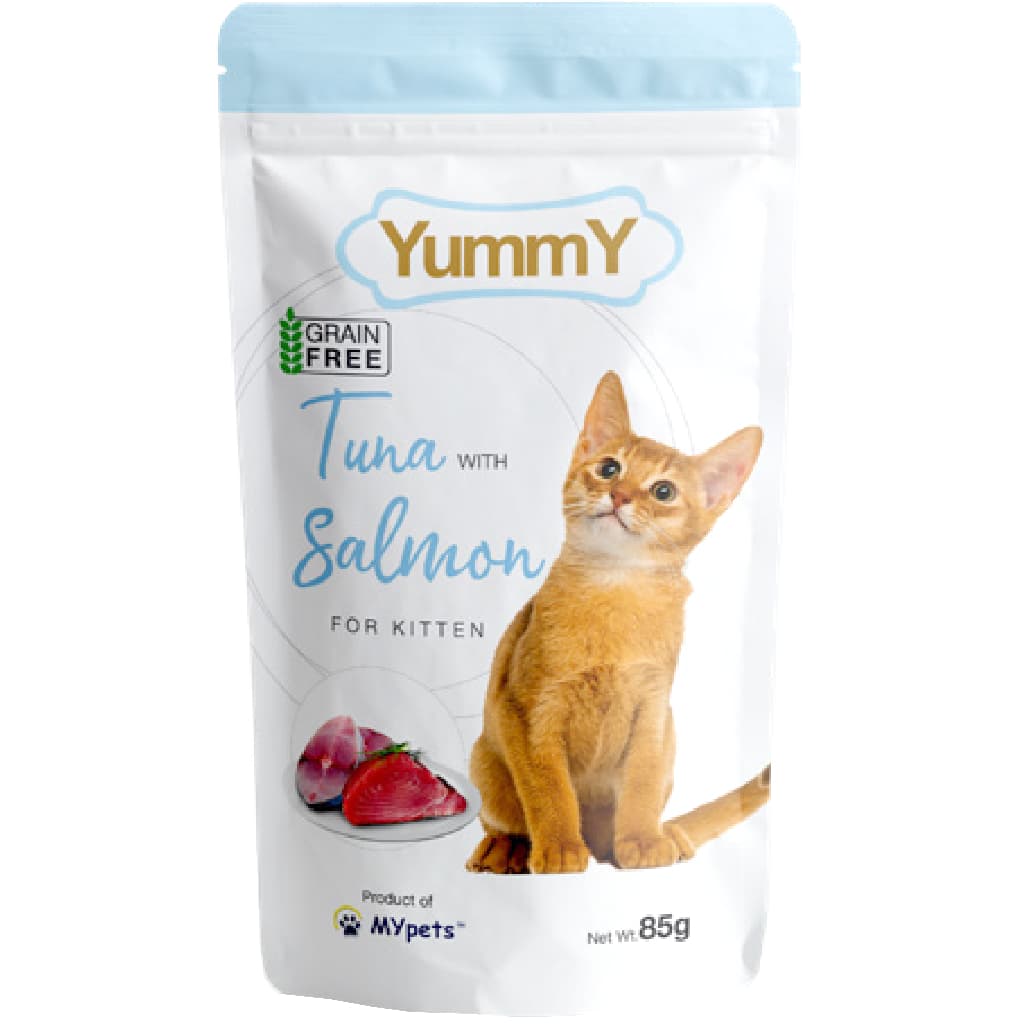 Yummy Pouch Tuna Salmon Kitten 85 gr – 1