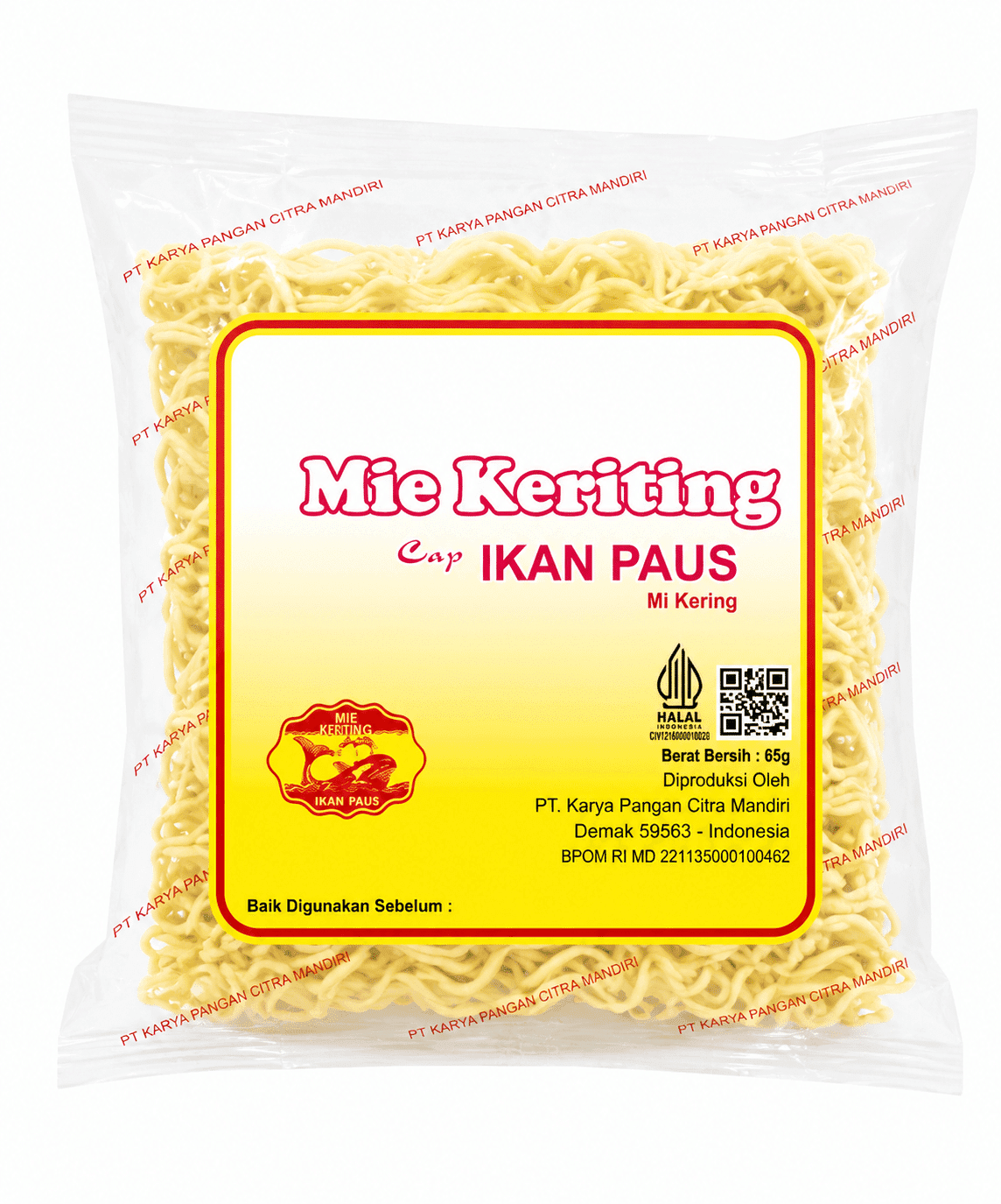 Ikan Paus Mi Keriting Hijau 90 gr – 1